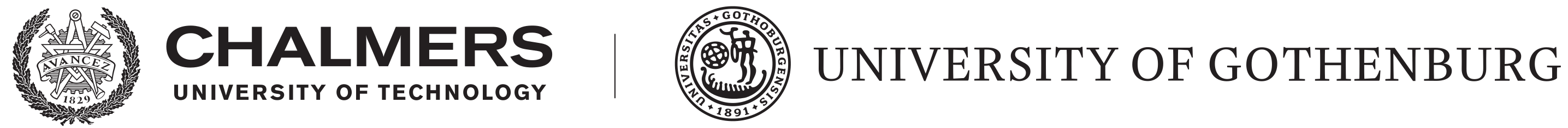 Chalmers and Gothenburg university logo